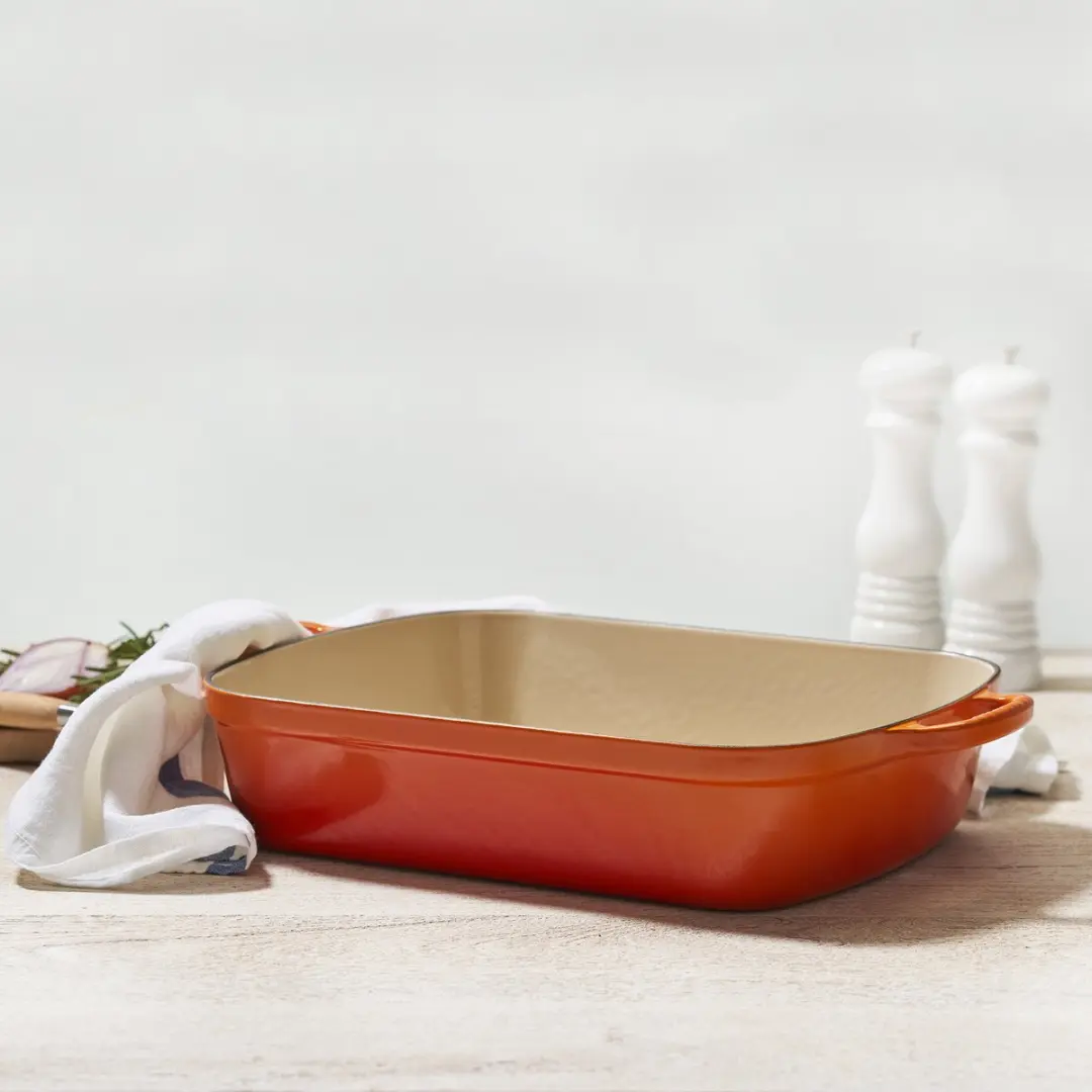 Le Creuset Signature Braadslede 37cm 6,6L - Oranjerood