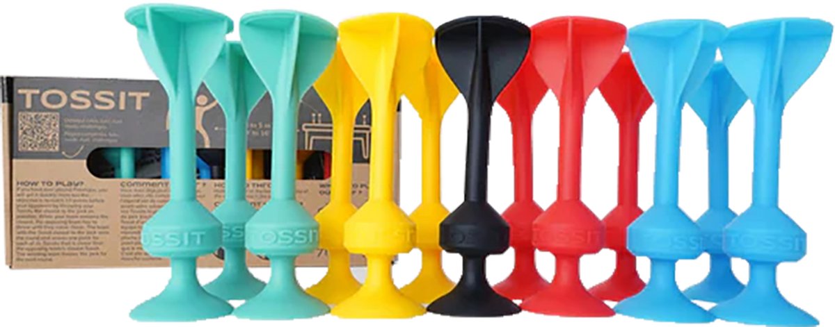 999 Games - Tossit - Family Pack - Darts - Petanque - HET LEVEN IS LEUK, JUST TOSS IT! - Voor binnen en buiten - Geavanceerde siliconen dart