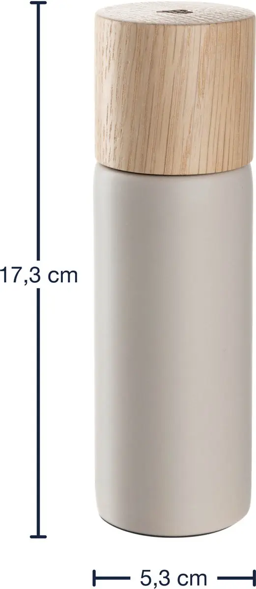 Leonardo Roma Kruidenmolens Peper & Zout - Beige - Set van 2