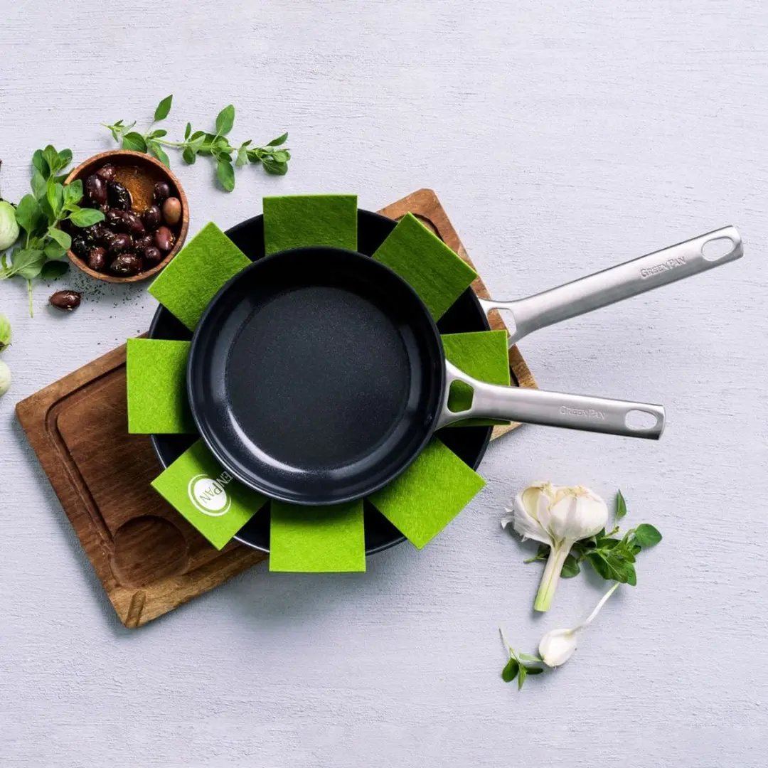 GreenPan Padova Reserve CC005452-001 Koekenpannenset - 20cm & 24cm - Zwart