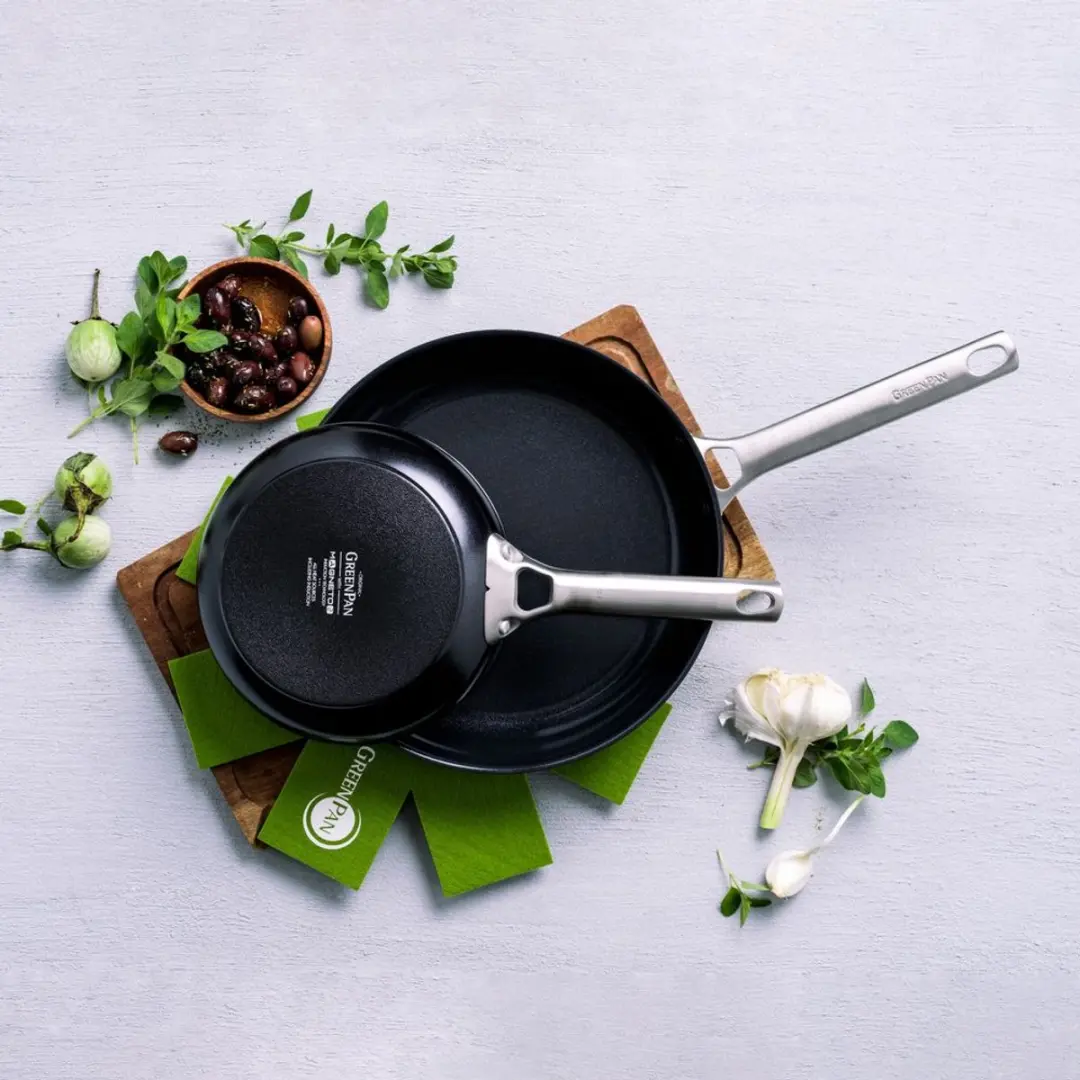 GreenPan Padova Reserve CC005452-001 Koekenpannenset - 20cm & 24cm - Zwart