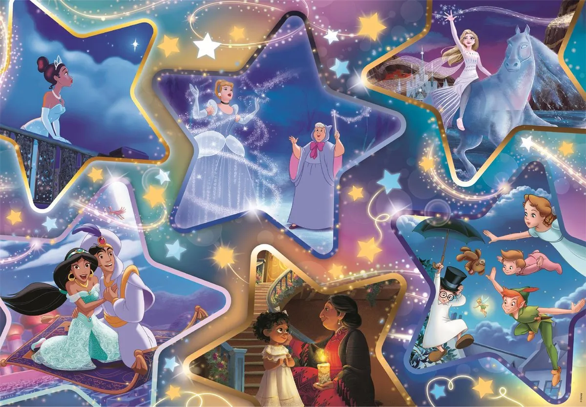 Clementoni Disney Puzzel 104 Stukjes - Multicolor - afbeelding 3 van 6