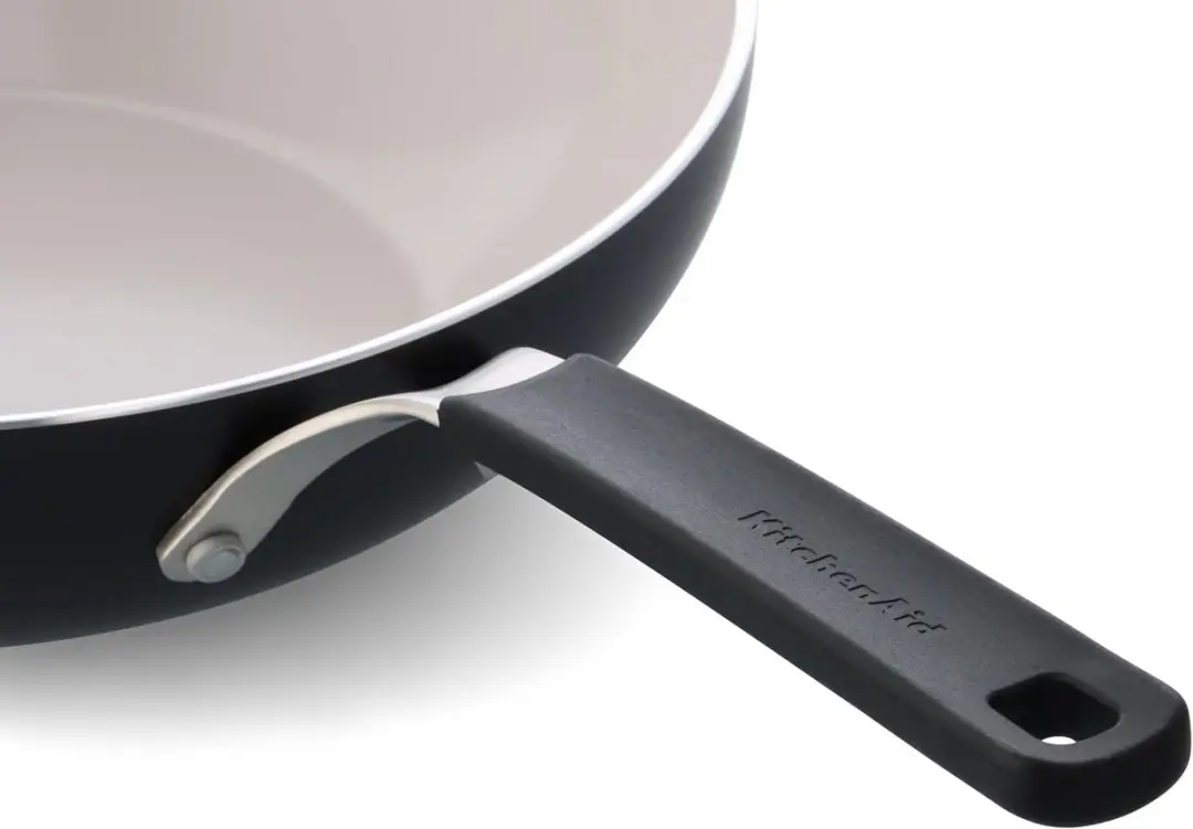 KitchenAid Open Wokpan 28cm - Alle Warmtebronnen - Zwart