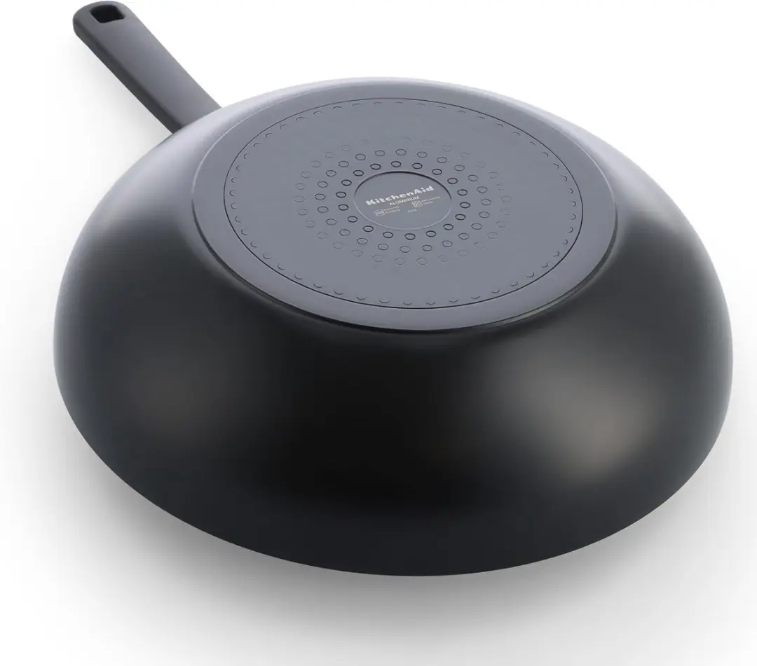 KitchenAid Open Wokpan 28cm - Alle Warmtebronnen - Zwart - afbeelding 6 van 6