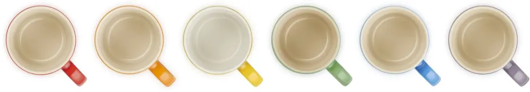 Le Creuset Espressokopjes Rain Bow 0,1L - 6 Stuks