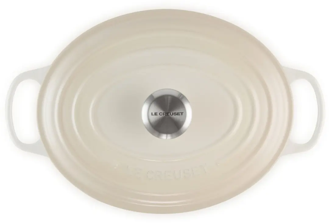 Le Creuset Signature Ovale Braadpan Meringue Ø29cm - 4,7L