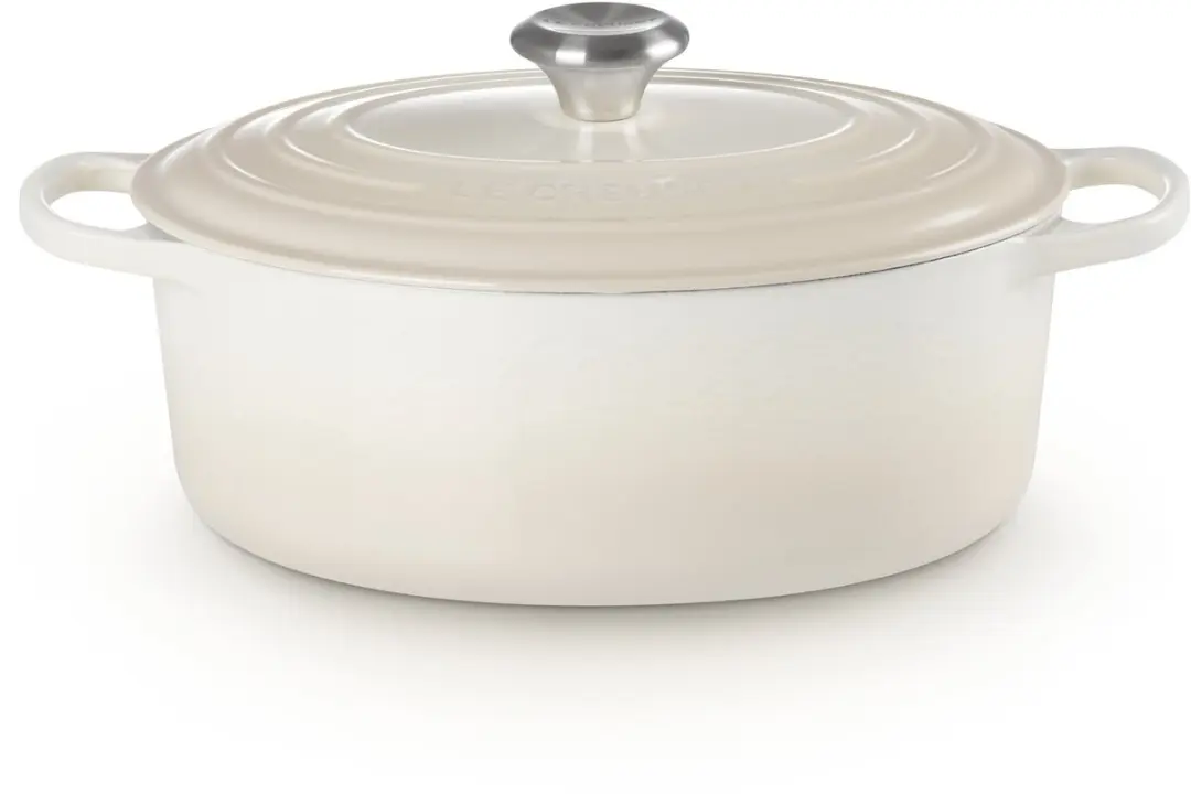 Le Creuset Signature Ovale Braadpan Meringue Ø29cm - 4,7L