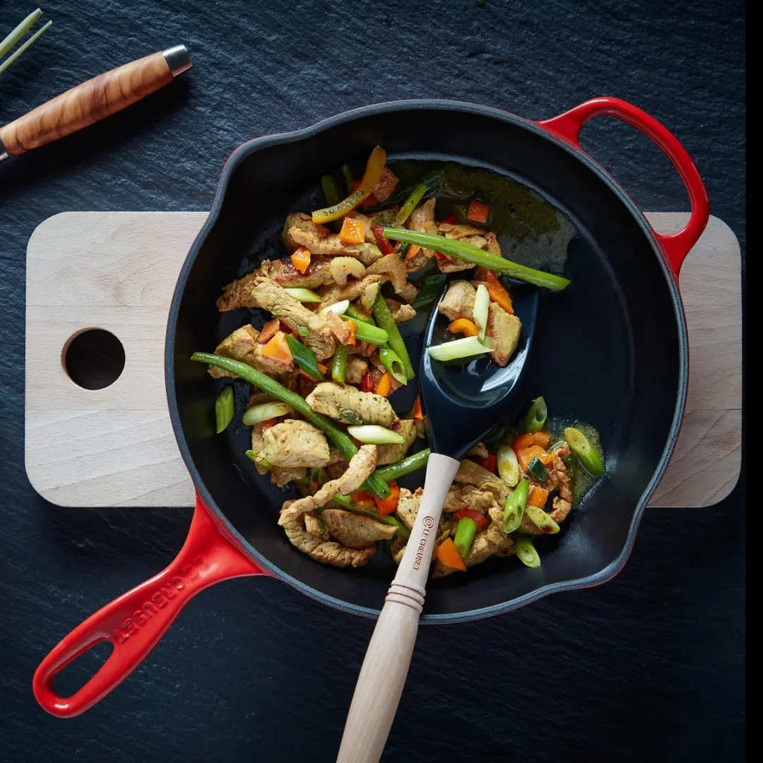 Le Creuset Signature Hoge Skillet Kersenrood 26cm - 2L