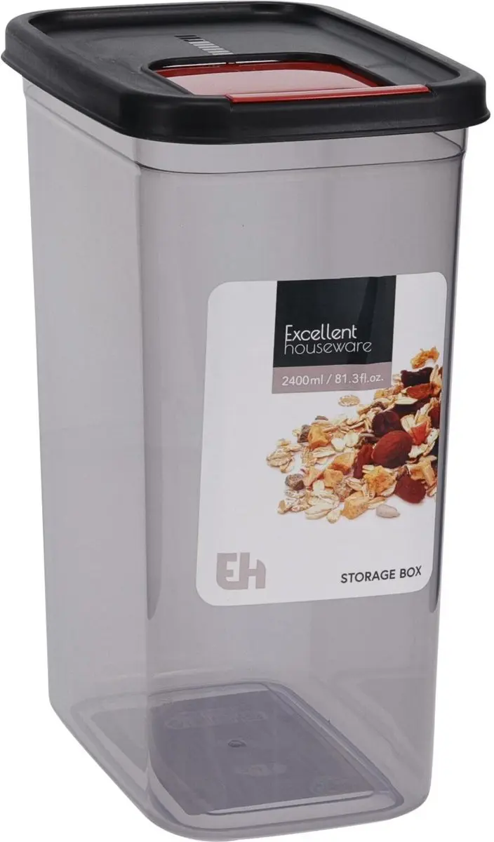 Excellent Houseware Voedselcontainer 3100ml - 4 Stuks