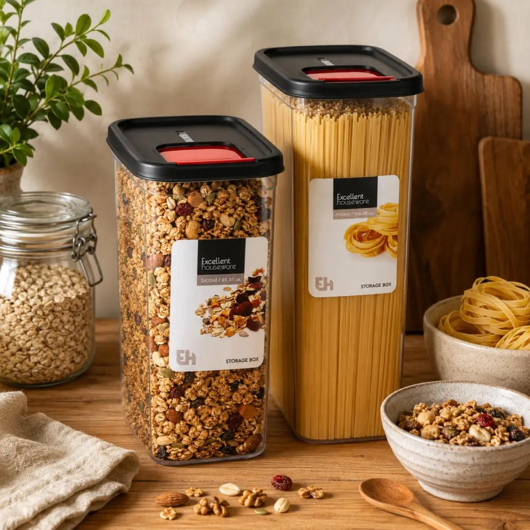 Excellent Houseware Voedselcontainer 3100ml - 4 Stuks