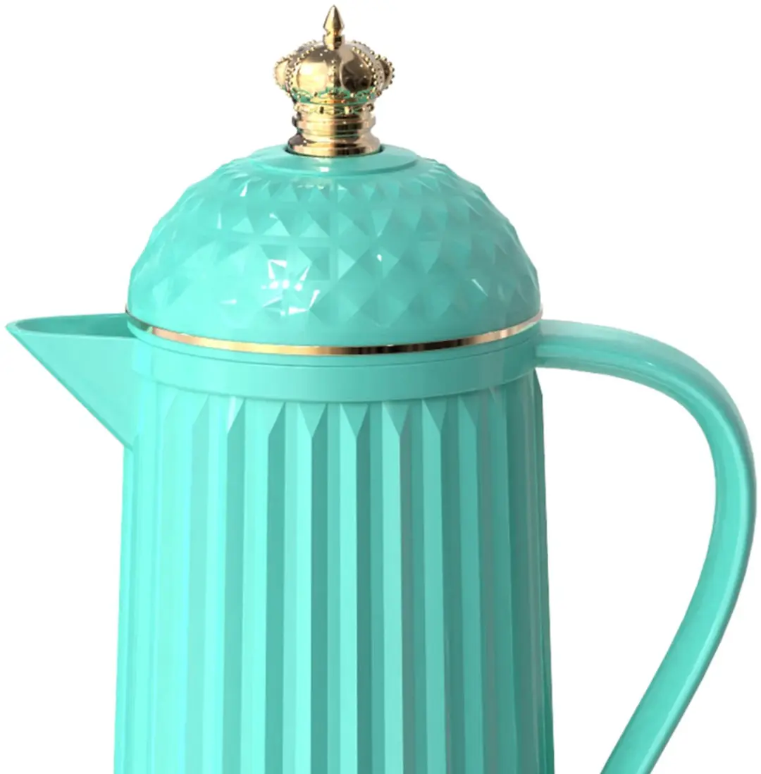 Present Time Thermoskan Crown PT4291BL - Blauw