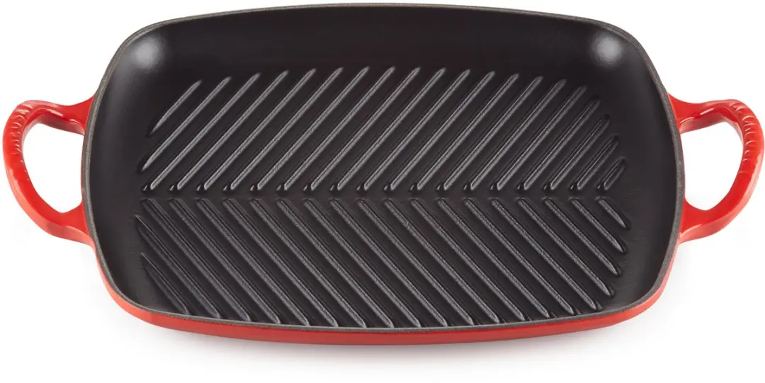 Le Creuset Signature Rechthoekige Grillplaat 27x30cm