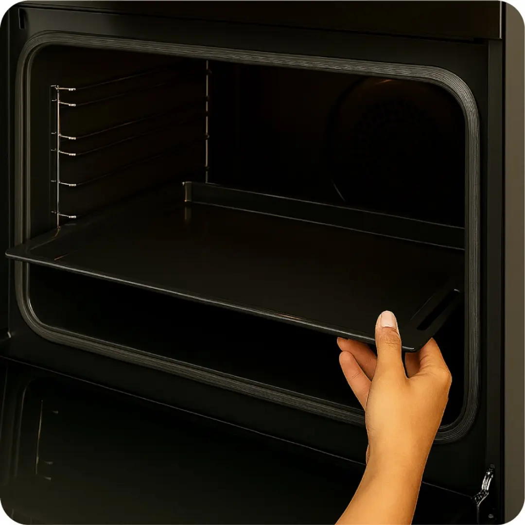Whirlpool Bakplaat 481010657928 - Zwart