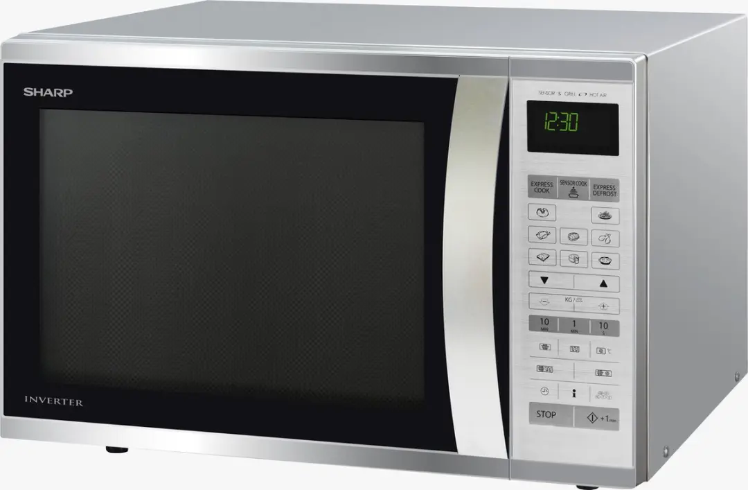 Sharp R-971STW Combi-magnetron 1050W - RVS