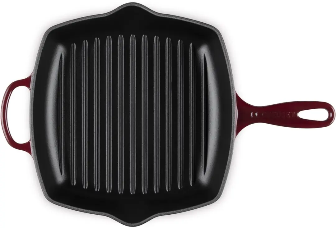 Le Creuset Signature Vierkante Grillpan 26cm - Garnet