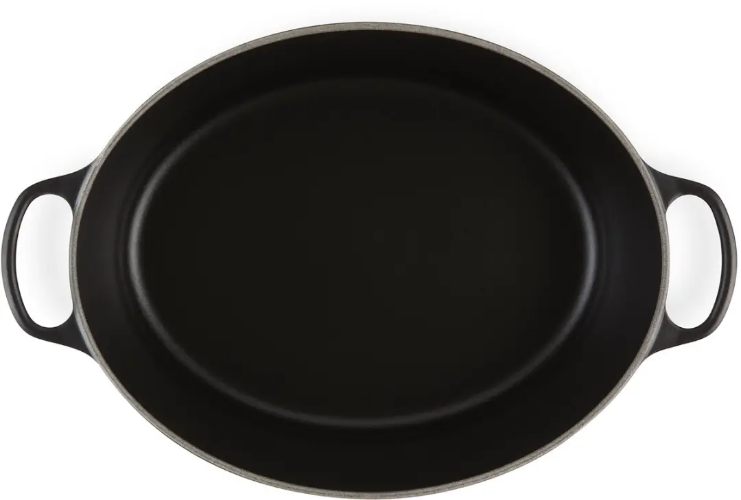 Le Creuset Signature Ovale Braadpan 40cm - 13,9L - Mat zwart