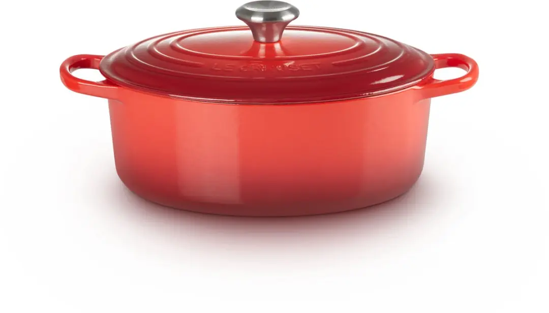 Le Creuset Signature Ovale Braadpan 27cm - 4,1L - Kersenrood