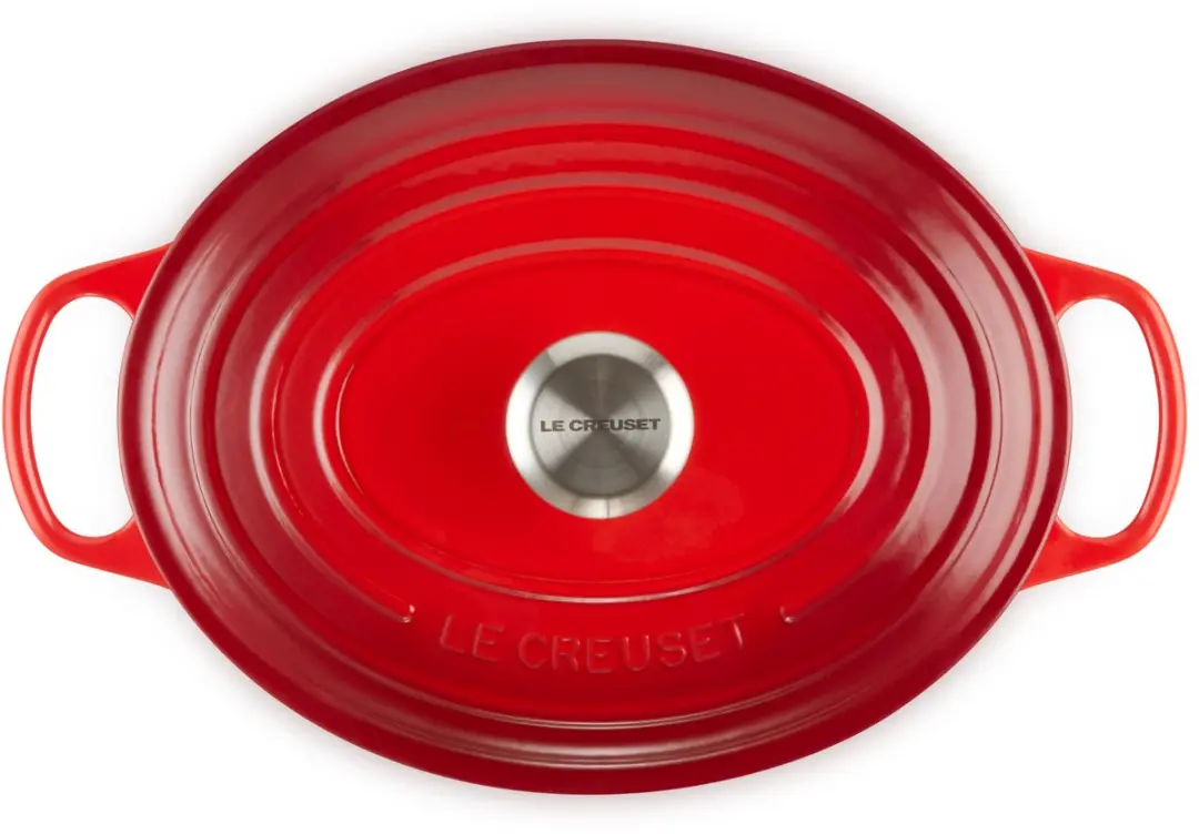 Le Creuset Signature Ovale Braadpan 27cm - 4,1L - Kersenrood