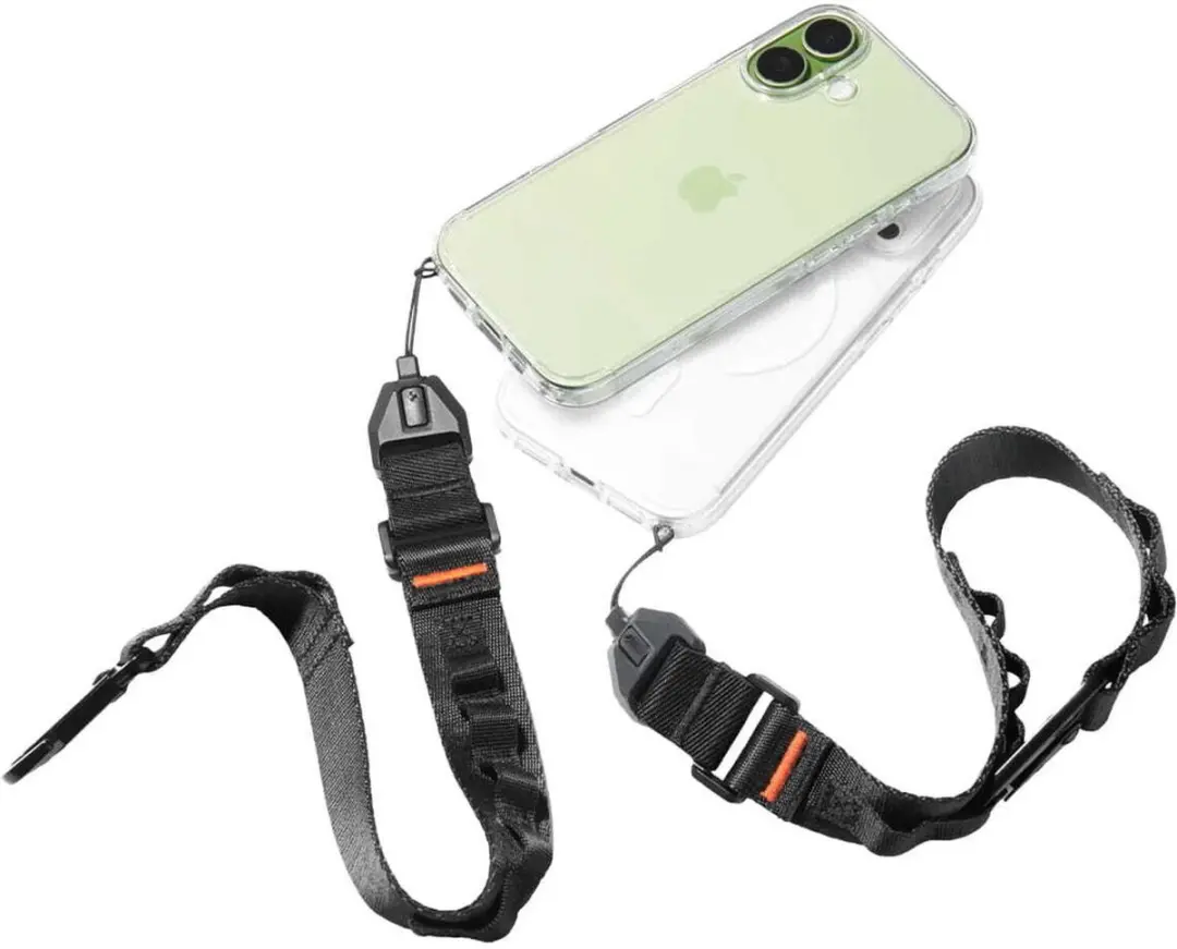 Spigen DA30S Universeel Polskoord - iPhone 17 Compatibel - Zwart