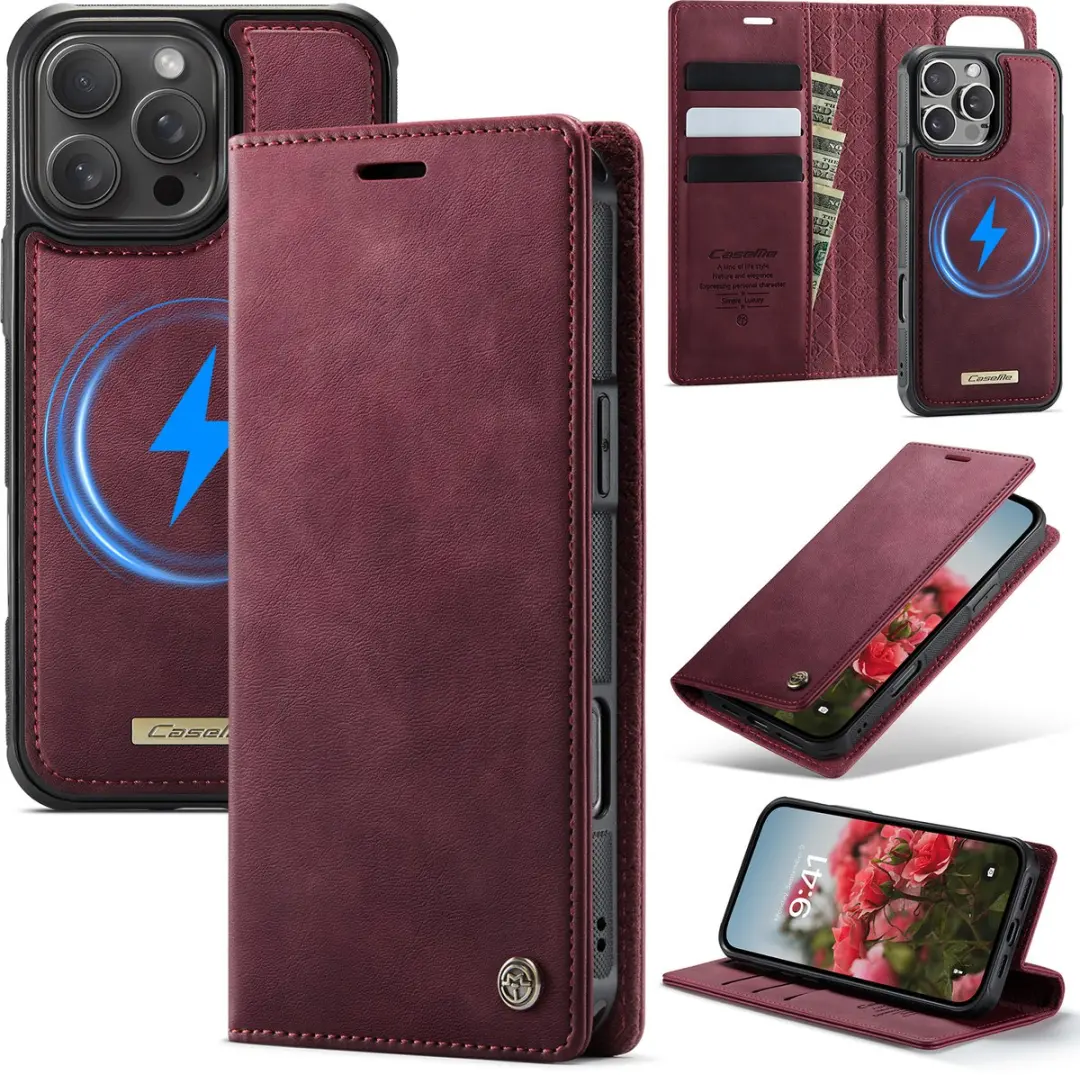 Caseme Telefoonhoesje iPhone 16 Pro Bookcase
