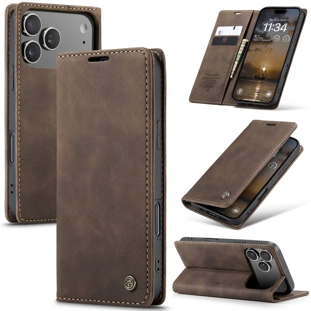 Caseme Telefoonhoesje iPhone 17 Pro Max Wallet Book