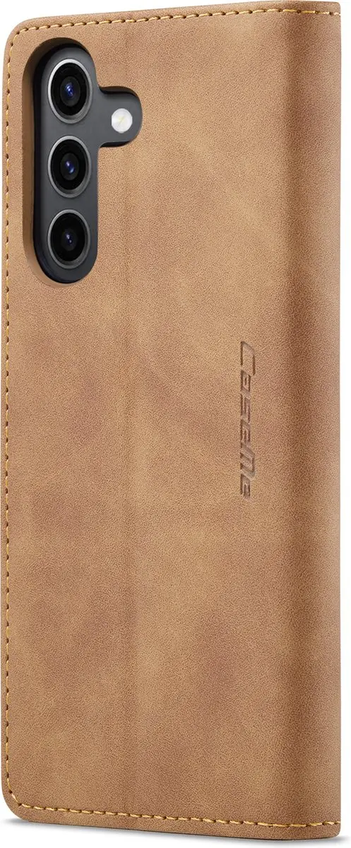 Caseme Wallet Book Case Samsung Galaxy S24 - Licht Bruin