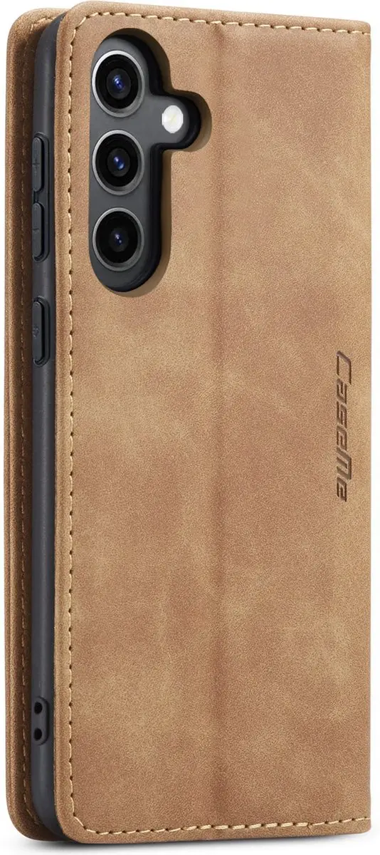 Caseme Wallet Book Case Samsung Galaxy S24 - Licht Bruin