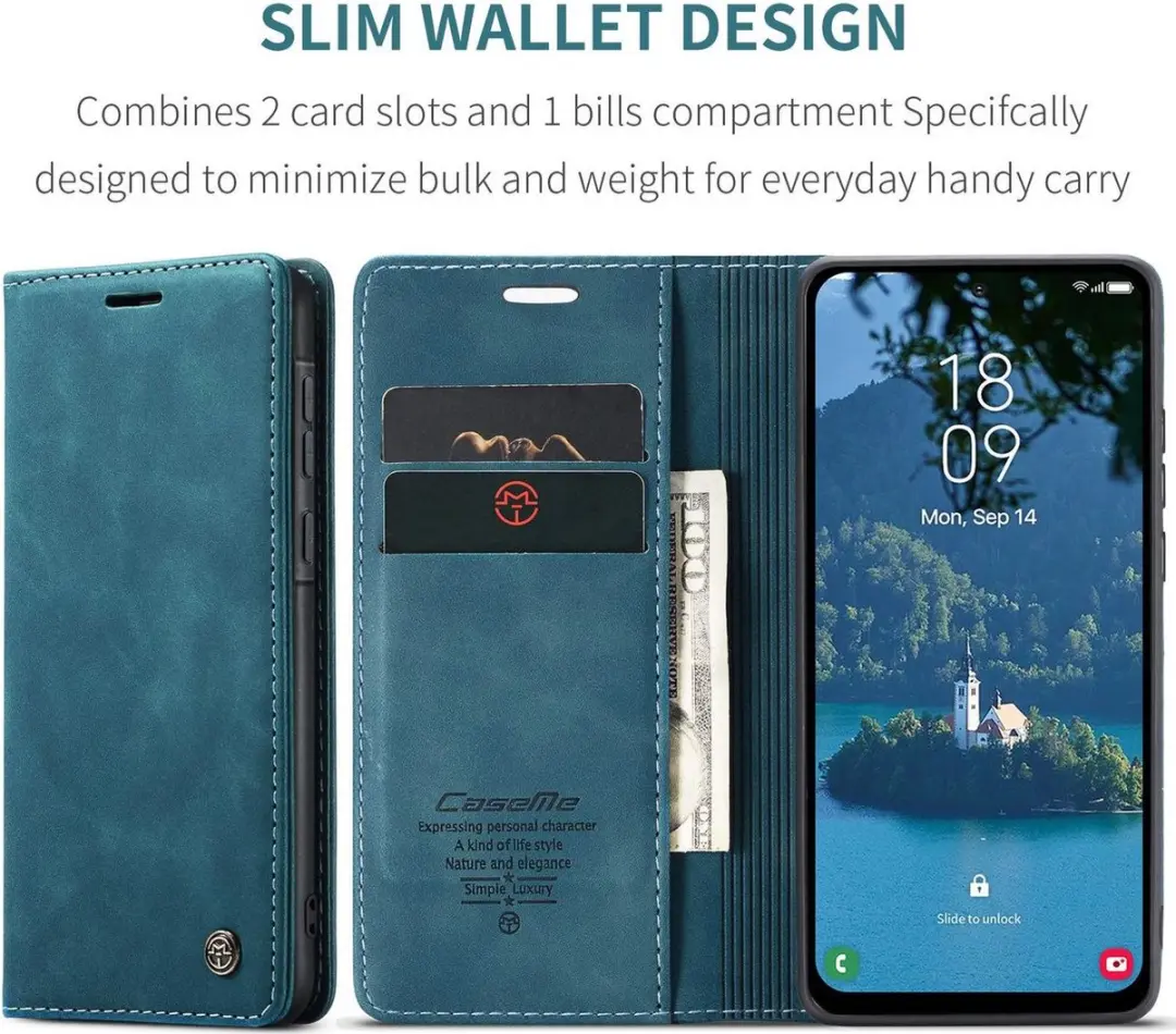 Caseme 013 Bookcase Portemonneehoesje Samsung Galaxy A56