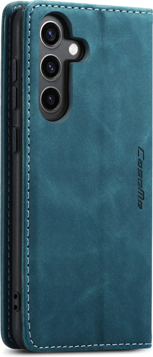 Caseme Telefoonhoesje Samsung Galaxy S25 Ultra Wallet Book - Blauw