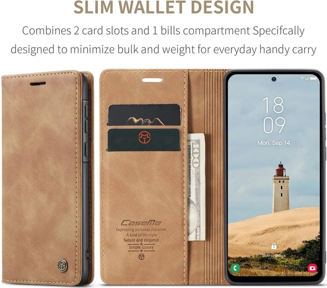 Caseme 013 Bookcase Portemonneehoesje Samsung Galaxy A56