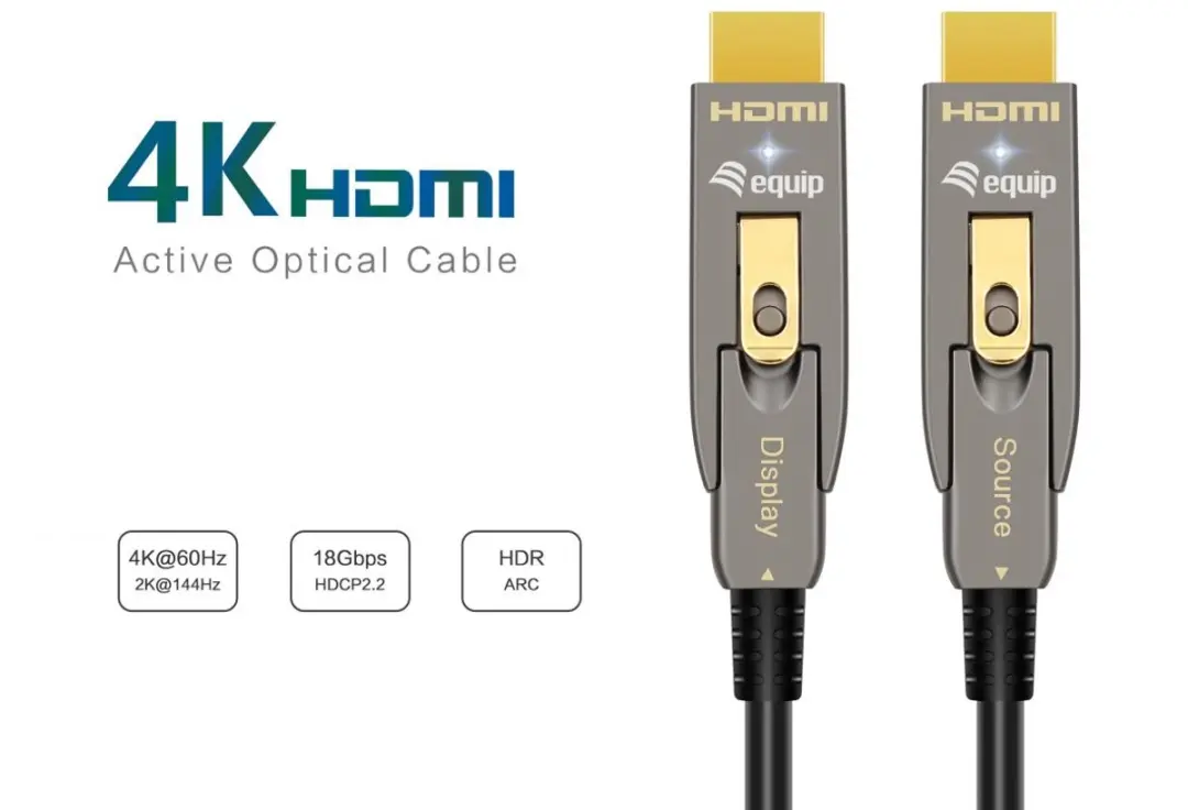 Equip 119413 HDMI Kabel 20m Type-A/Type-D - Zwart