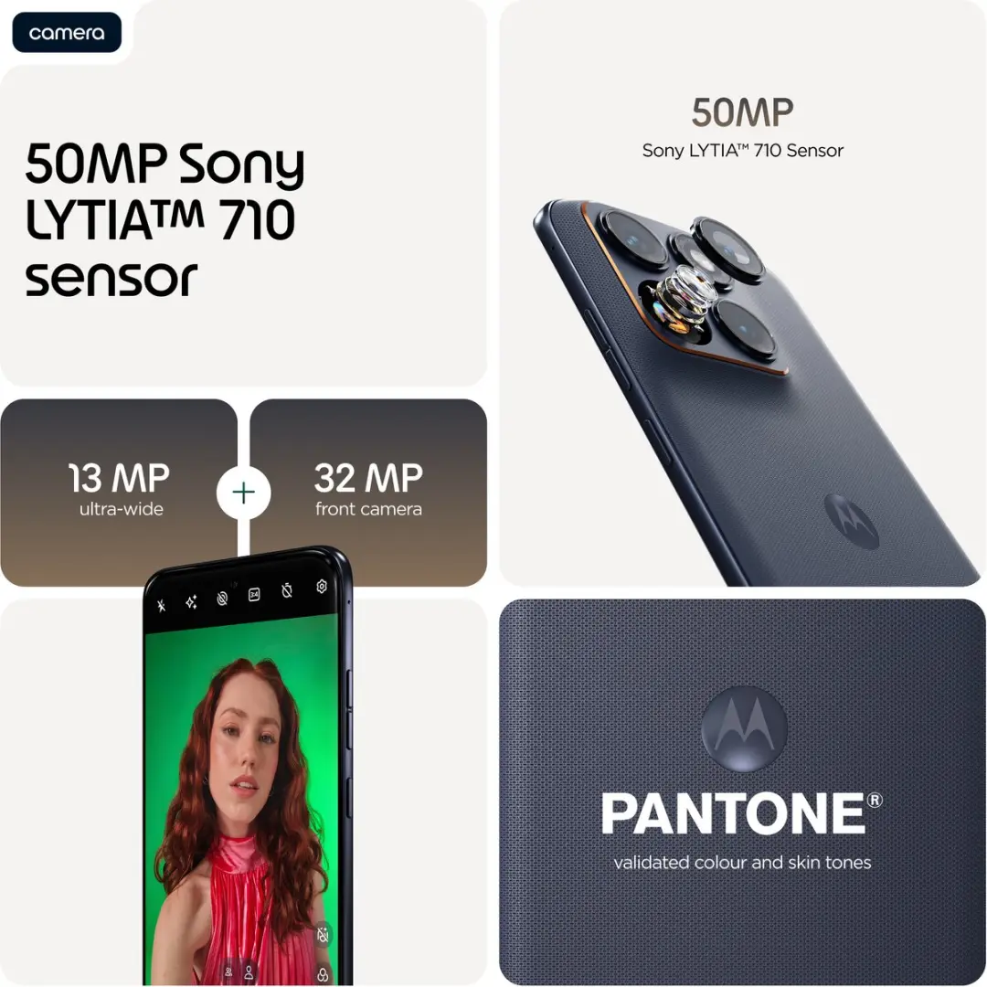 Motorola Edge 70 Fusion PBBD0046SE - 8GB/512GB - Zwart - afbeelding 6 van 6