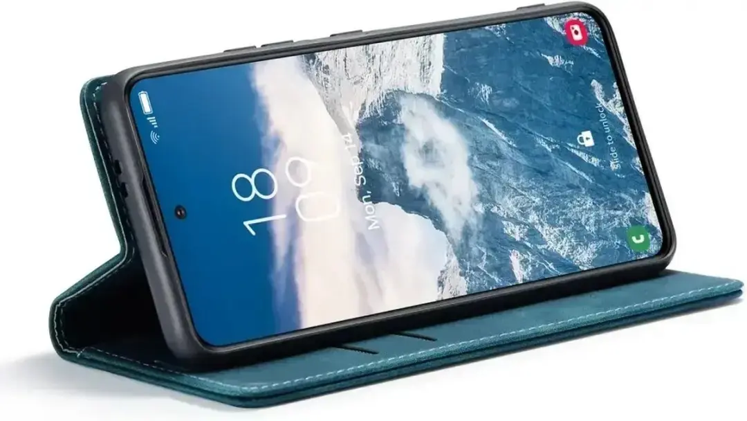 Caseme Book Case Samsung Galaxy S25 Plus - Blauw