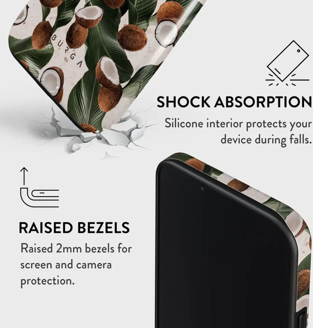 Burga Tough Case iPhone 13 Pro Max - Coconut Crush