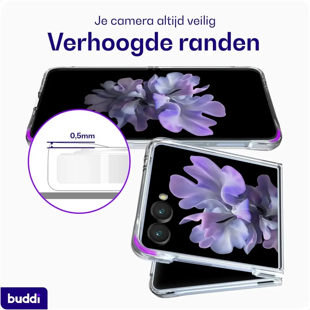 Buddi Core Hoesje Samsung Galaxy Z Flip8 - MagSafe - Transparant