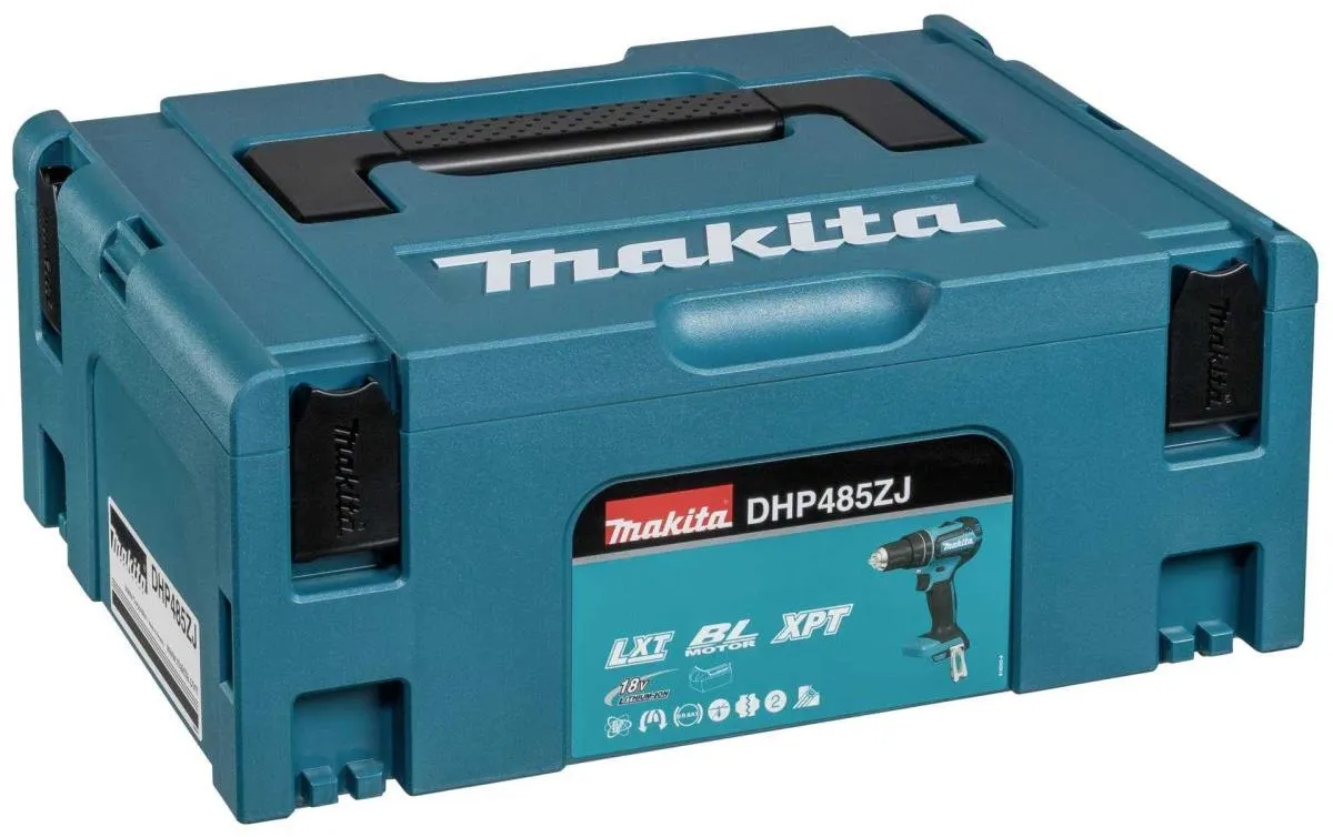Makita DHP485ZJ Klopboor-/schroefmachine - 18V - 2 snelheden - 38mm hout
