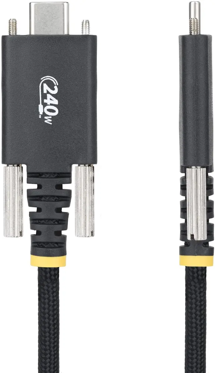 Startech S2CEPR3M-USBSL USB-C Oplaadkabel 240W - Zwart