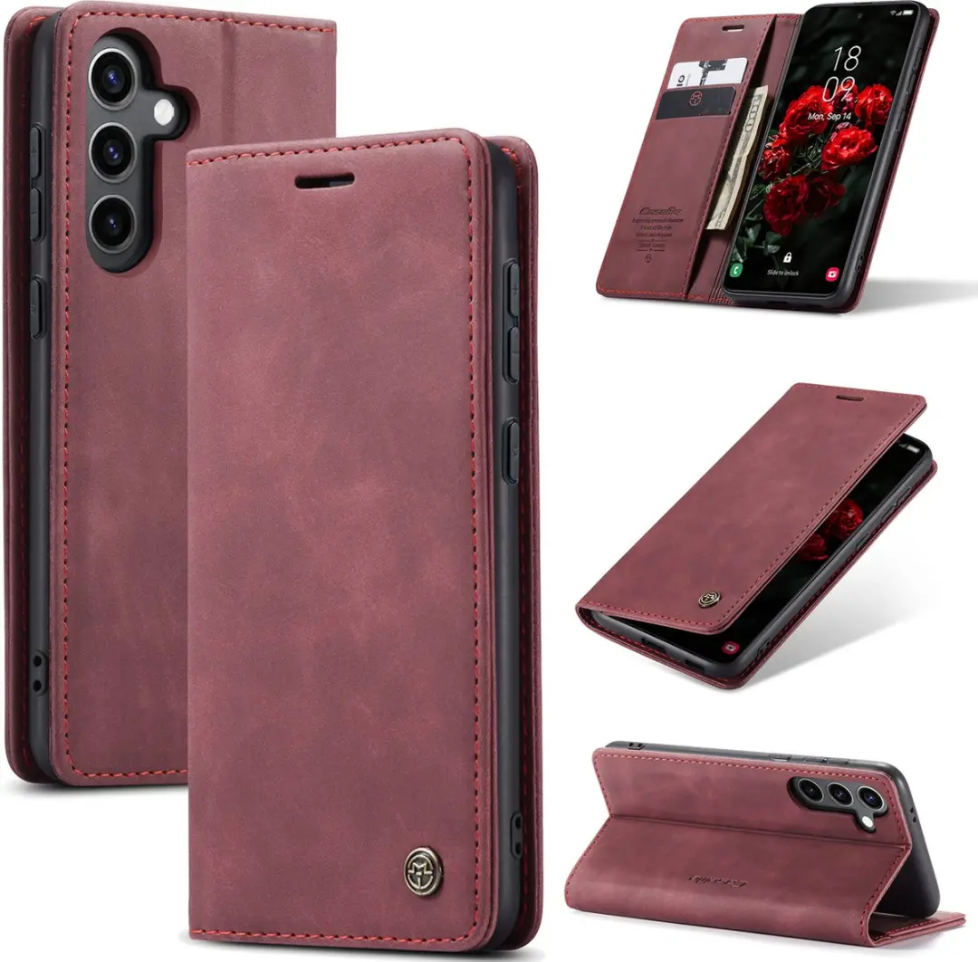 Caseme Telefoonhoesje Samsung Galaxy S25 Ultra Wallet Book