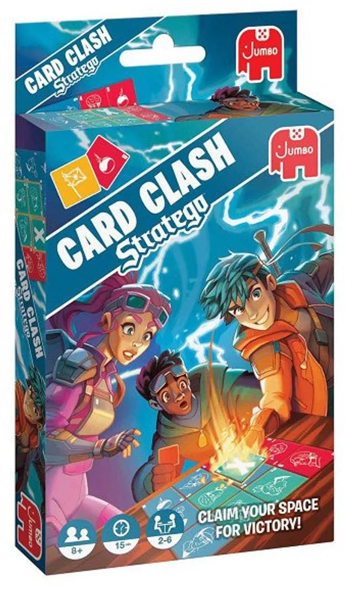 Jumbo Stratego Card Clash Kaartspel - 2-6 Spelers - afbeelding 6 van 6