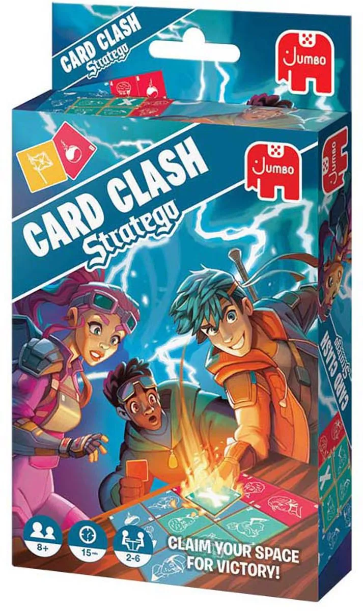 Jumbo Stratego Card Clash Kaartspel - 2-6 Spelers