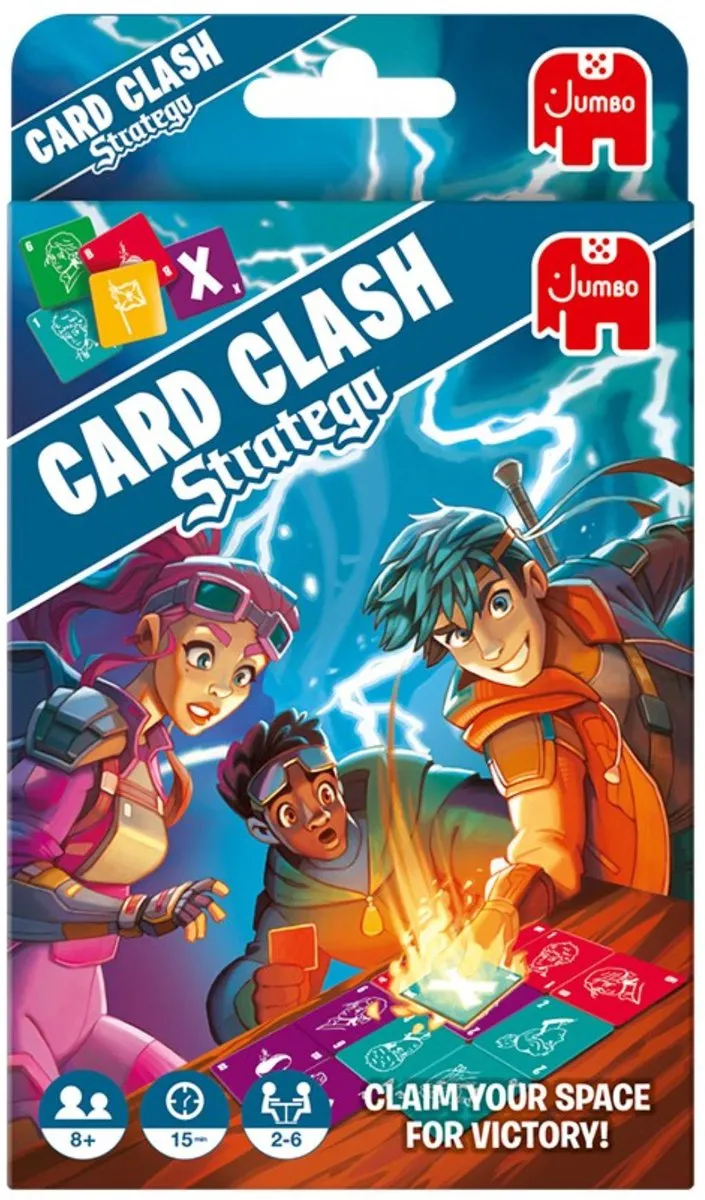 Jumbo Stratego Card Clash Kaartspel - 2-6 Spelers