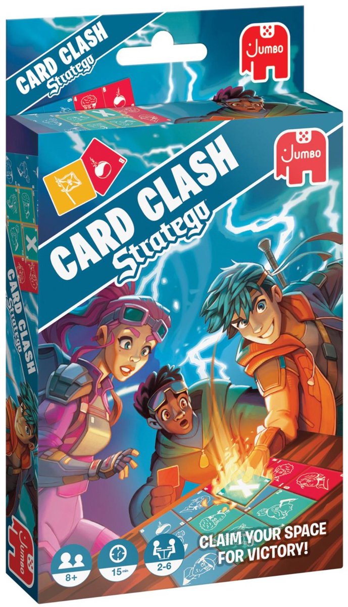Jumbo - Stratego - Card Clash - Kaartspel vanaf 8 jaar