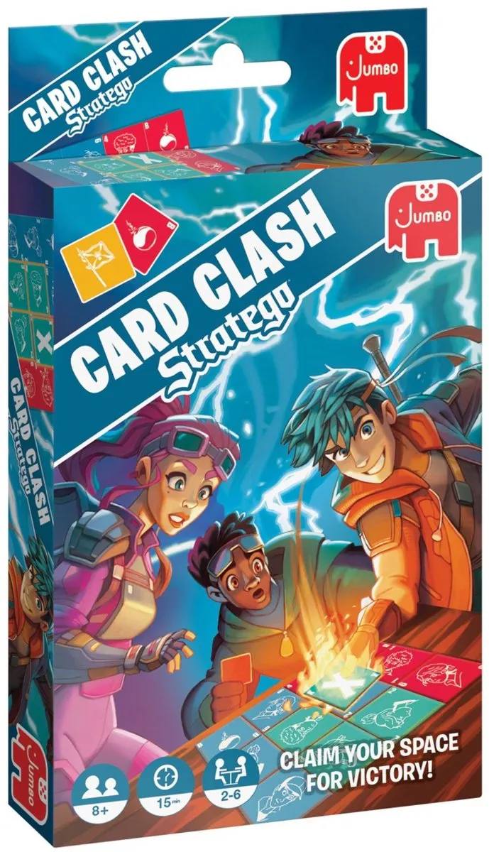 Jumbo Stratego Card Clash Kaartspel - 2-6 Spelers