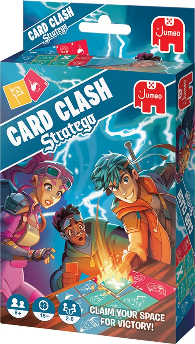 Jumbo Stratego Card Clash Kaartspel - 2-6 Spelers
