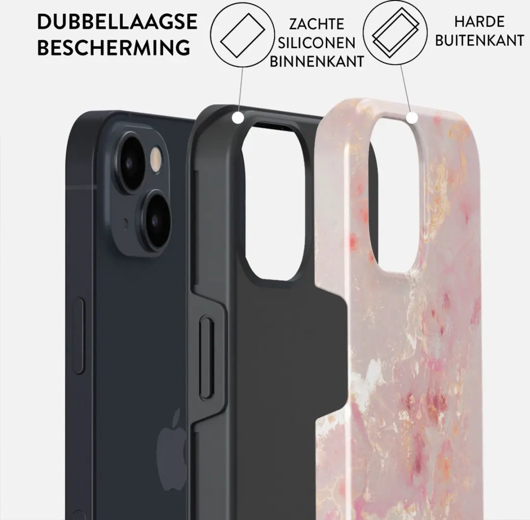 Burga Telefoonhoesje iPhone 13 Golden Coral - ME_05_IP13_TH