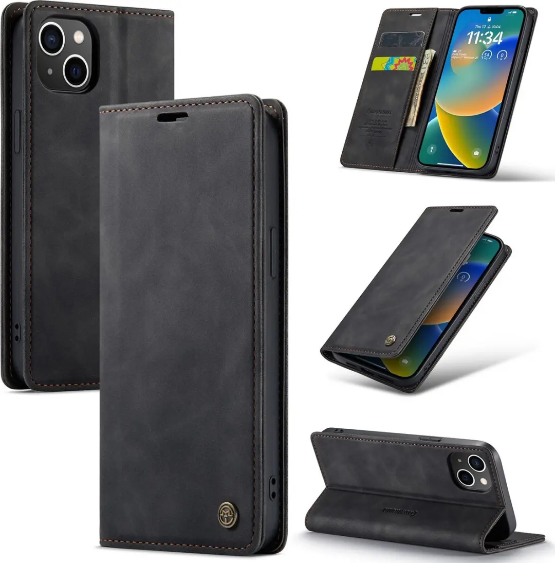 CaseMe iPhone 15 Plus Wallet Book Hoesje