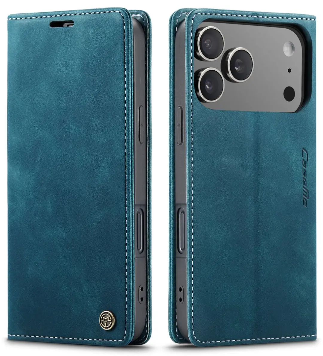 Caseme Telefoonhoesje iPhone 17 Pro Wallet Blauw - 2 Pasjes - afbeelding 6 van 6