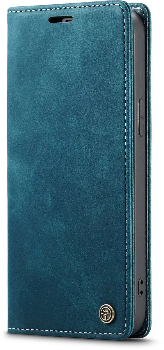 Caseme Telefoonhoesje iPhone 16E Wallet Blauw - 2 Pasjes