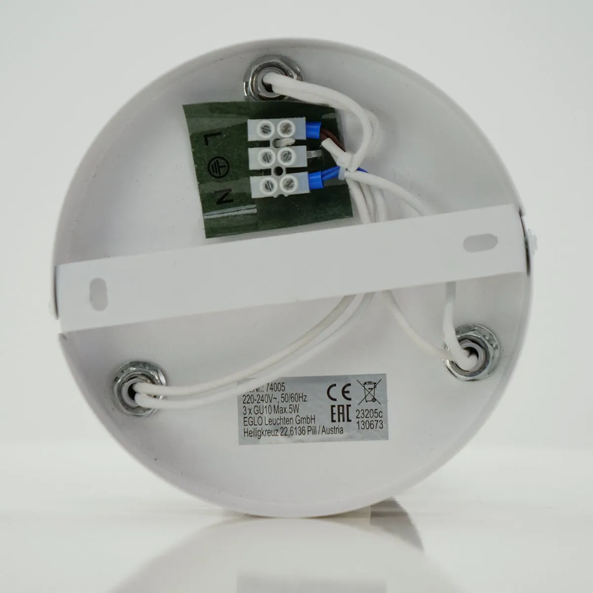 Eglo Stecci-E Spot Plafondspot GU10 - 3x 14cm Wit - afbeelding 3 van 6