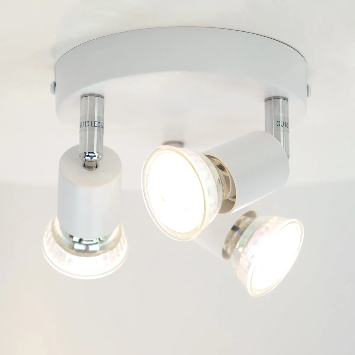 Eglo Stecci-E Spot Plafondspot GU10 - 3x 14cm Wit - afbeelding 2 van 6